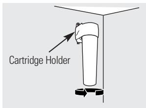 GE SIDE-BY-SIDE REFRIRATOR 25 - Installing the Filter Cartridge - 3