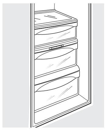 GE SIDE-BY-SIDE REFRIRATOR 25 - Gavetas y cacerolas. - 1