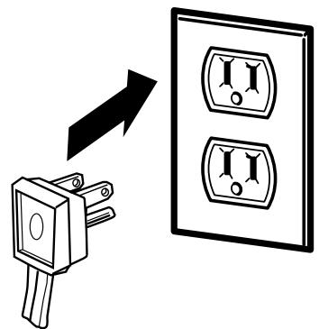 GE SIDE-BY-SIDE REFRIRATOR 25 - BRANCHÉZ LE CORDON DU RÉFRIGÉRATEUR DANS LA PRISE - 1