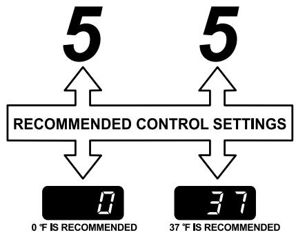 GE SIDE-BY-SIDE REFRIRATOR 25 - SET THE CONTROLS - 1