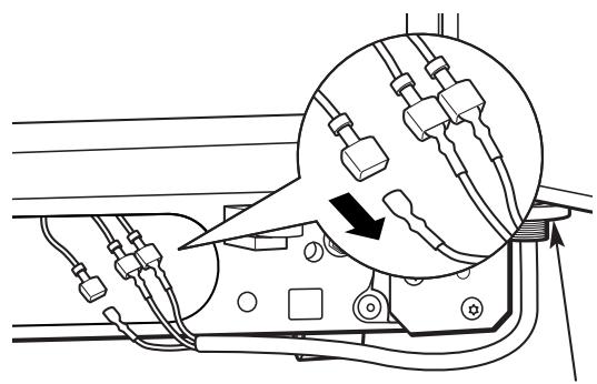 GE SIDE-BY-SIDE REFRIRATOR 26 - DEBRANCHEZ LES CONNECTEURES ÉLECTRIQUES (sur certains modèles) - 1
