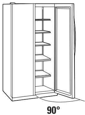GE SIDE-BY-SIDE REFRIRATOR 26 - REMOVE THE REFRIGERATOR DOOR (cont.) - 2