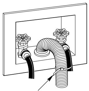 GE WSXH208 - INSTALLING THE WASHER (cont.) - 1