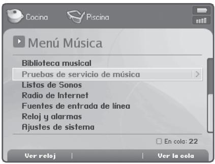 SONOS ZP120 - Menu Música - 1