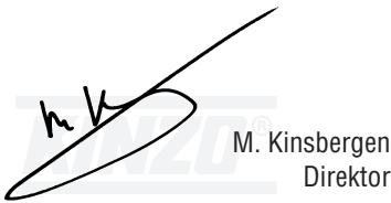 KINZO 25C19 - KONFORMITATSERKLARUNG - 2