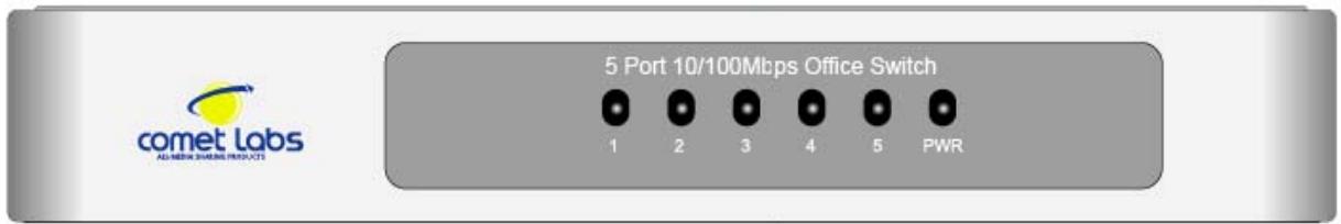 COMET LABS DS5E07 - Face avant du switch - 1