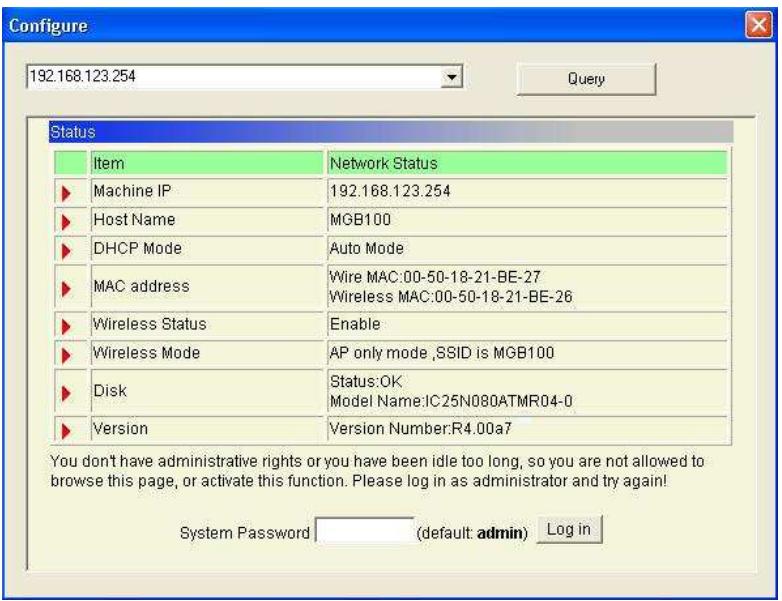 COMET LABS MGB100 - Chapitre 3: configuration - 1