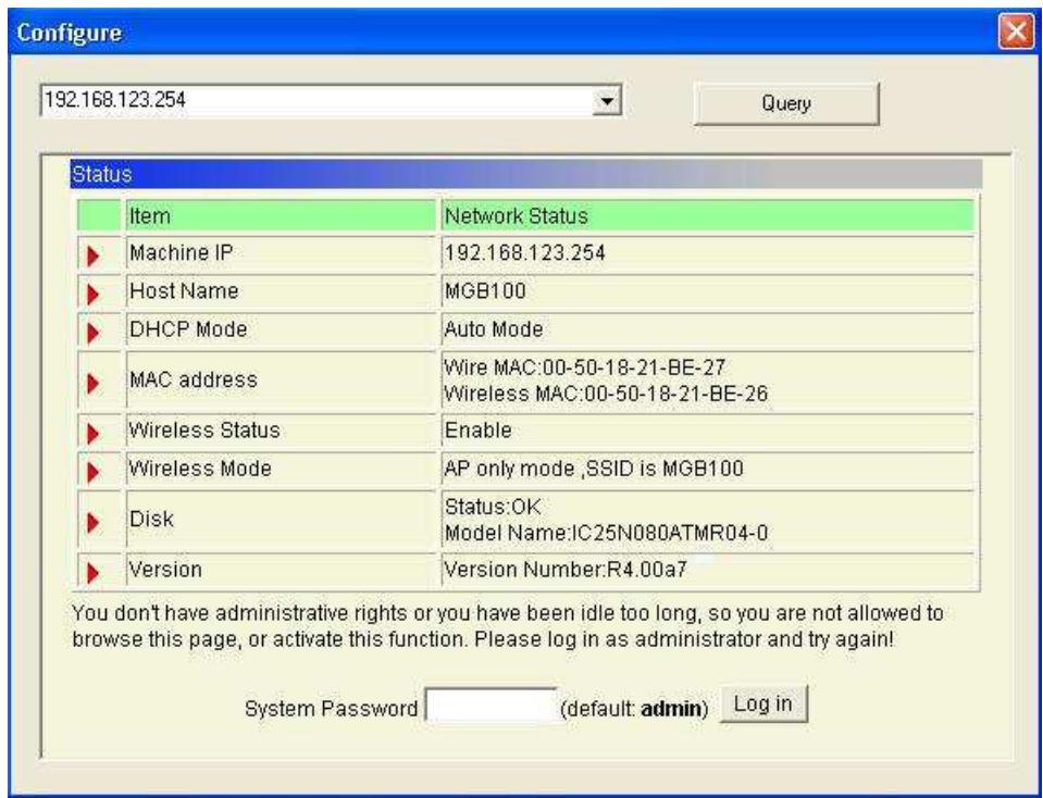 COMET LABS MGB100 - Vérifier les paramètres tcp/ip - 3