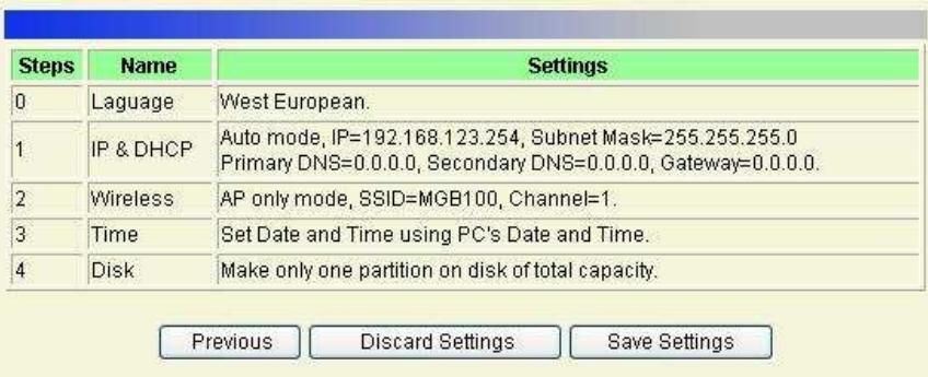 COMET LABS MGB100 - Assistant de configuration - 7