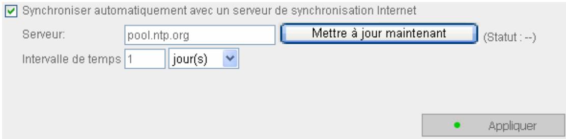 COMET LABS ND26000 - Synchroniser automatiquement avec un serveur de synchronisation internet - 1