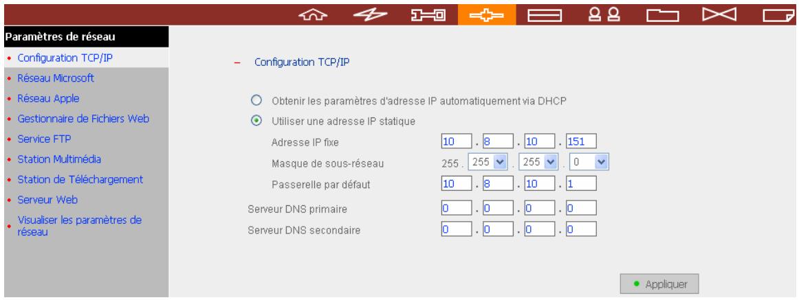 COMET LABS ND26000 - Configuration tcp/ip - 1
