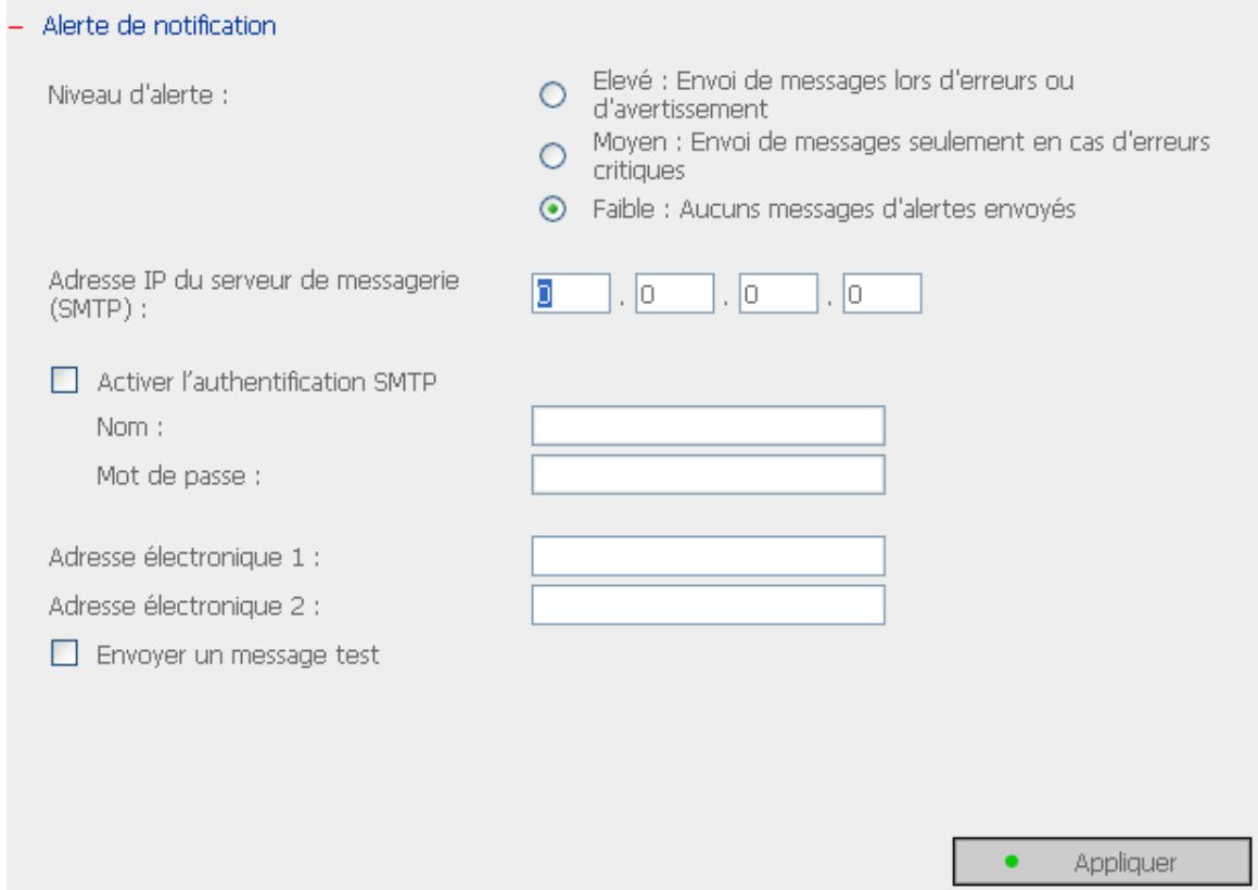 COMET LABS ND26000 - Alerte de notification - 2