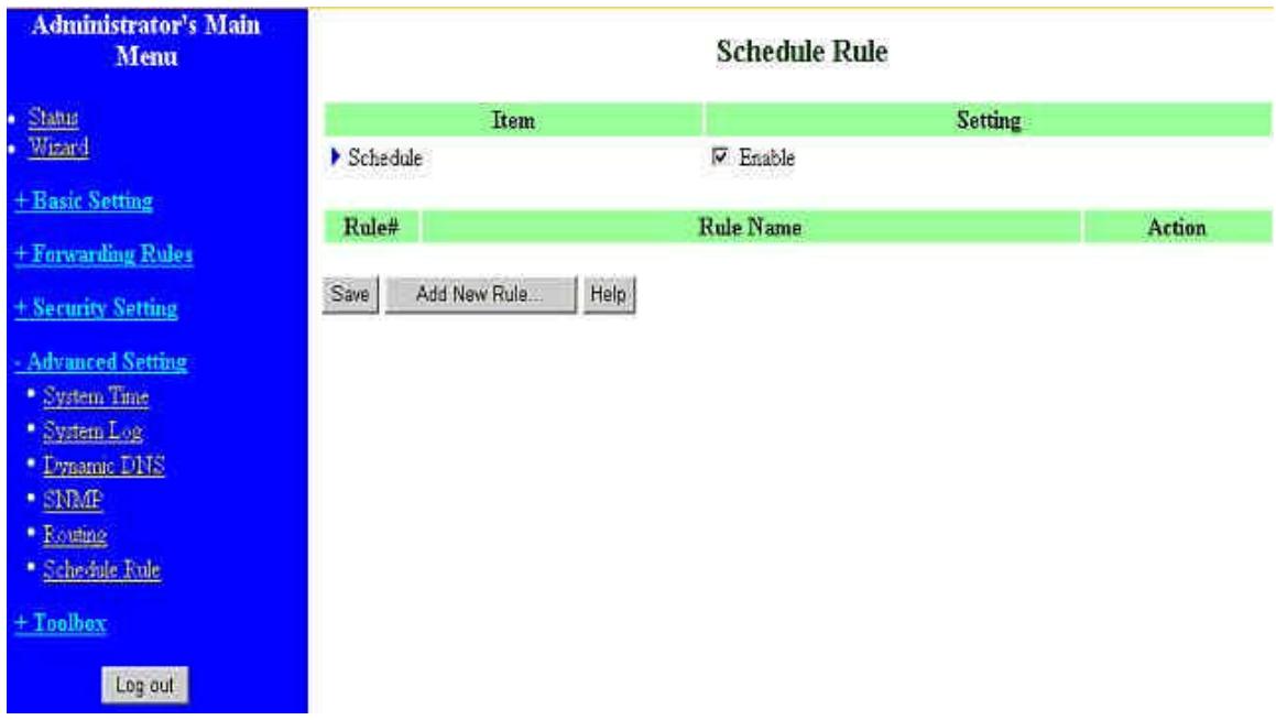 COMET LABS WRM54 - Schedule Rule / Règles horaires - 1