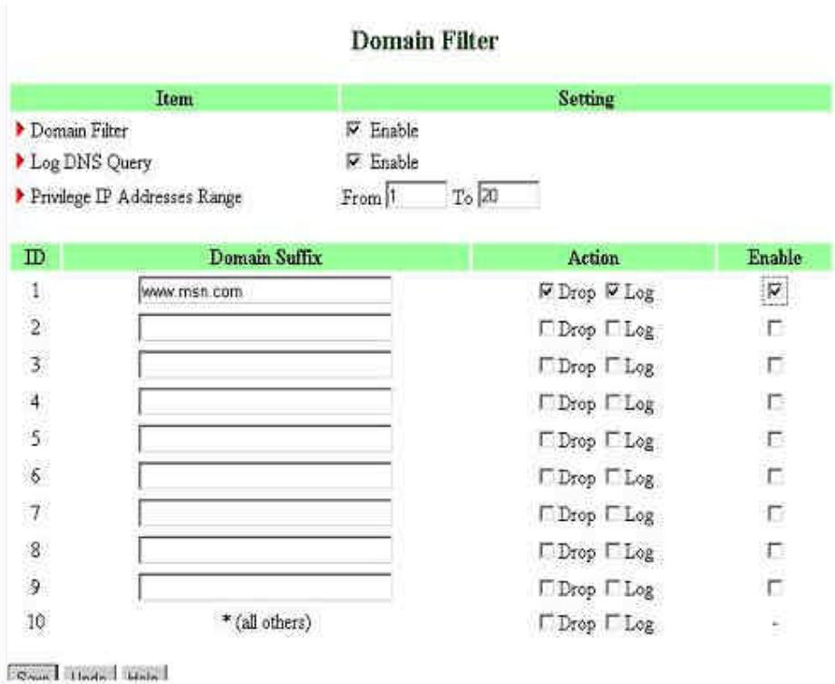COMET LABS WRM54 - Domain Filter : filtrage par nom de domaine - 2