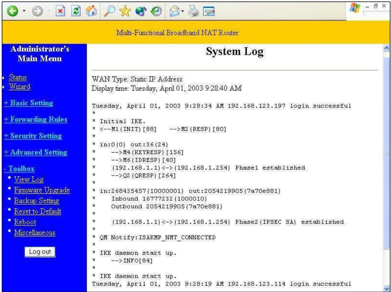 COMET LABS WRM54 - VPN Settings: - 4