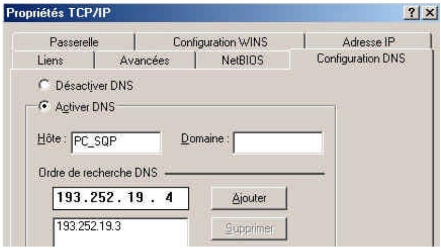 COMET LABS WRM54 - A.2 Paramétrage du protocole TCP/IP pour fonctionner avec le routeur - 7