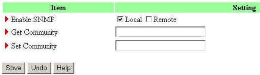 COMET LABS WRM54 - SNMP Setting - 1
