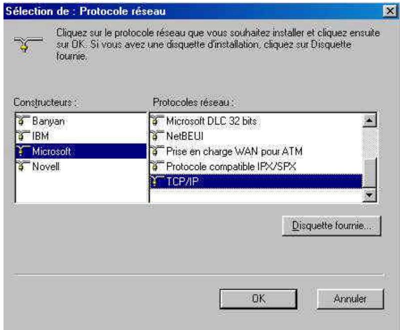 COMET LABS WRM54 - A.1 Installation du protocole TCP/IP - 2