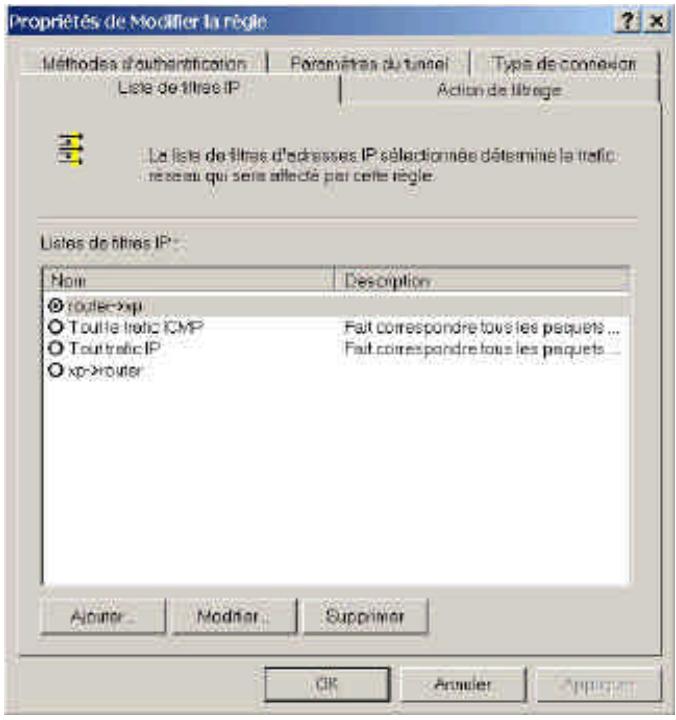COMET LABS WRM54 - Annexe B – Guide d'installation IPSec sous Windows 2000/XP - 19