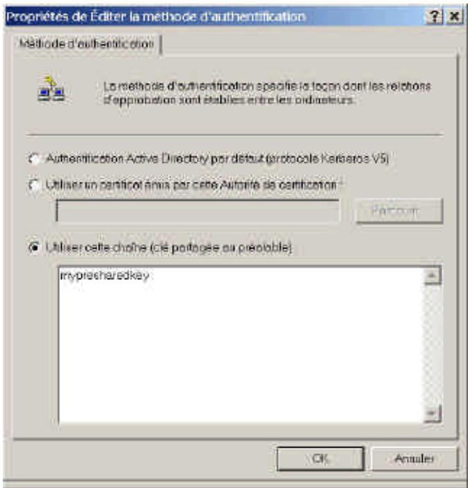 COMET LABS WRM54 - Annexe B – Guide d'installation IPSec sous Windows 2000/XP - 16