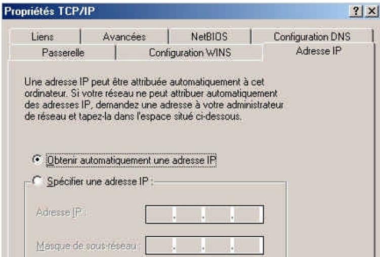 COMET LABS WRM54 - A.2 Paramétrage du protocole TCP/IP pour fonctionner avec le routeur - 2