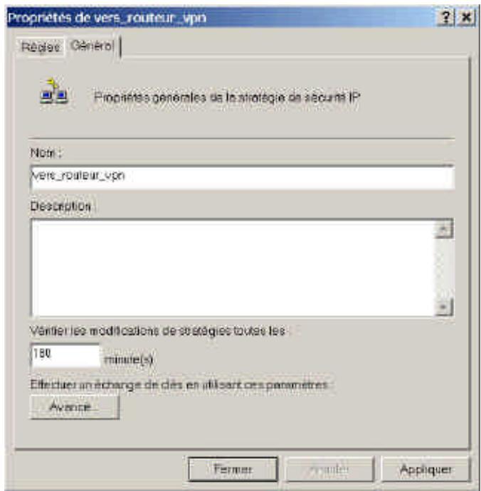 COMET LABS WRM54 - Configurez les propriétés IKE - 1