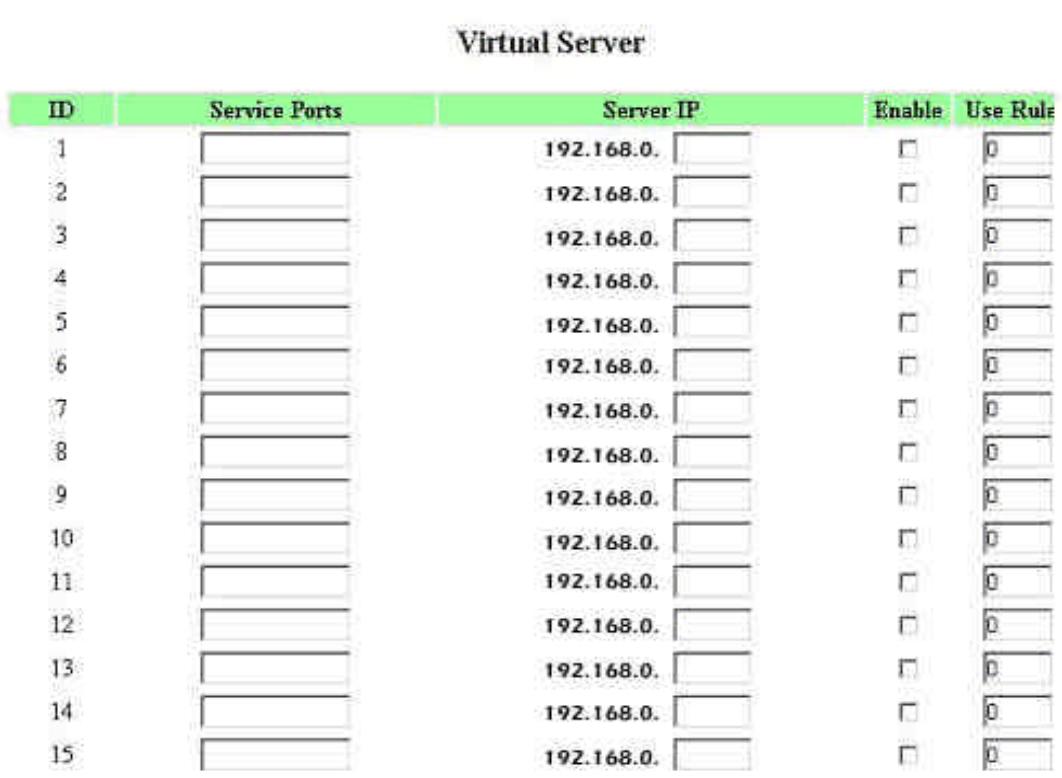 COMET LABS WRM54 - Virtual Server : Serveur Virtuel - 2