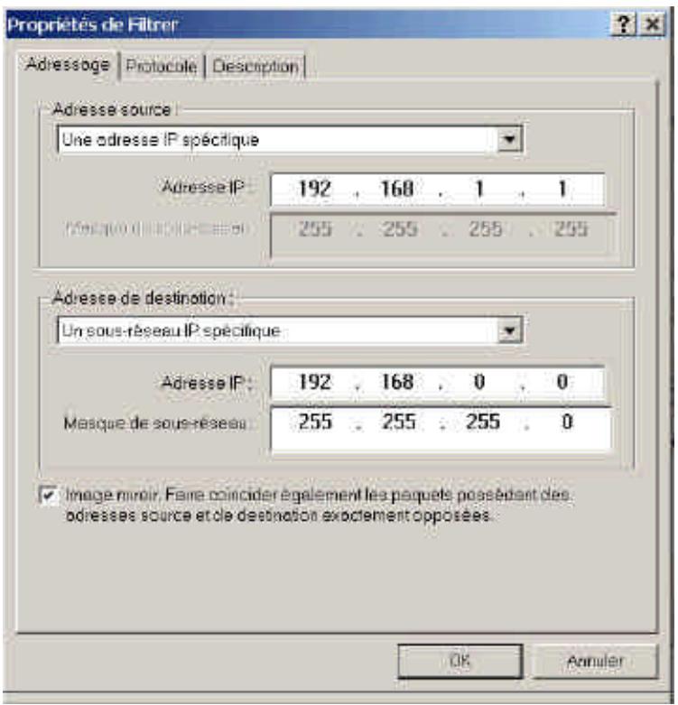 COMET LABS WRM54 - Annexe B – Guide d'installation IPSec sous Windows 2000/XP - 9