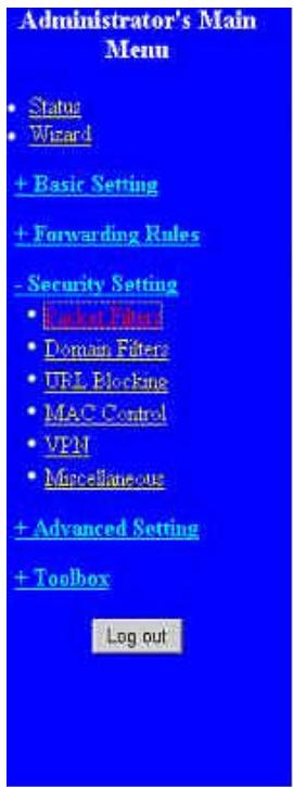 COMET LABS WRM54 - Packet Filter : filtrage par paquets - 1