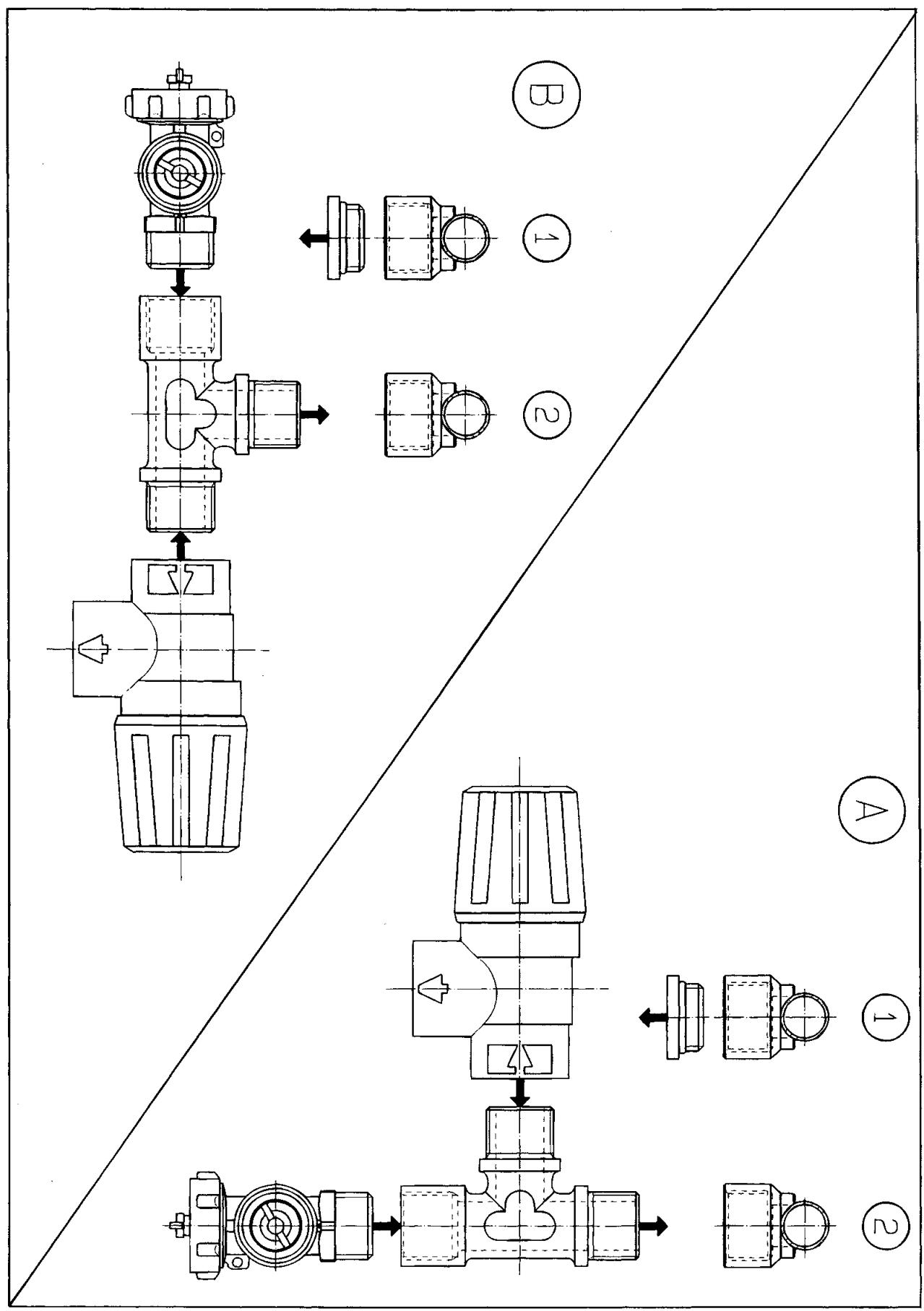 RADSON NOX HR 28 RF - MCBA 1403 position des fusibles et des connecteurs - 1