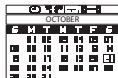 FOSSIL TY2723 - Consultation du calendrier : - 2