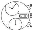 FOSSIL TY2723 - Réglage de l'heure et du calendrier - 1