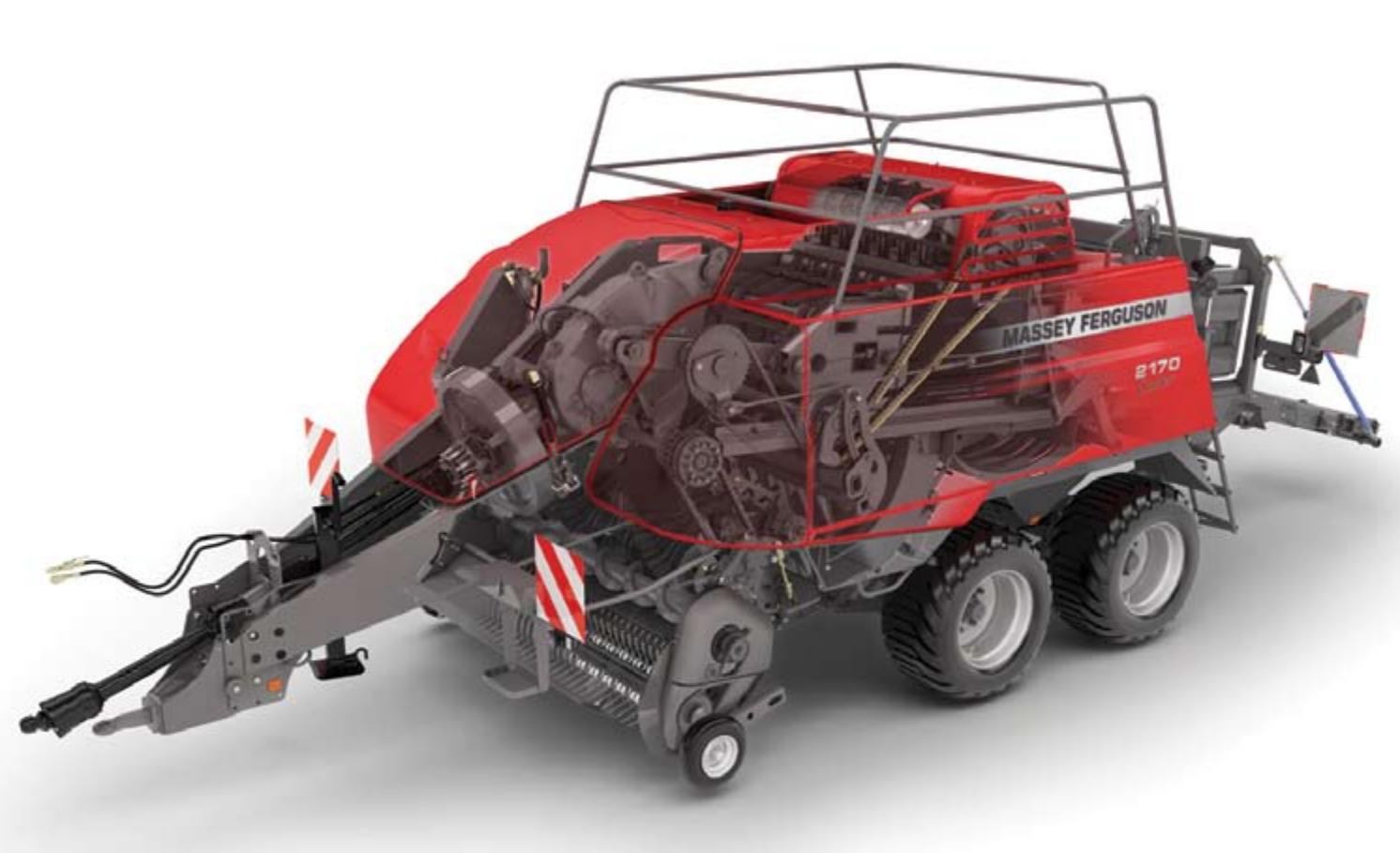 MASSEY FERGUSON 2100 - Une avancée technologique considérable dans l'univers des presses à balles cubiques - 1