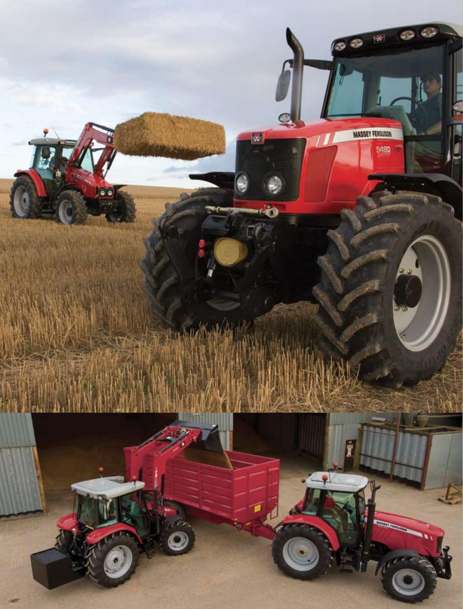 MASSEY FERGUSON 5400 - Attelage avant et prise de force avant en option - 1