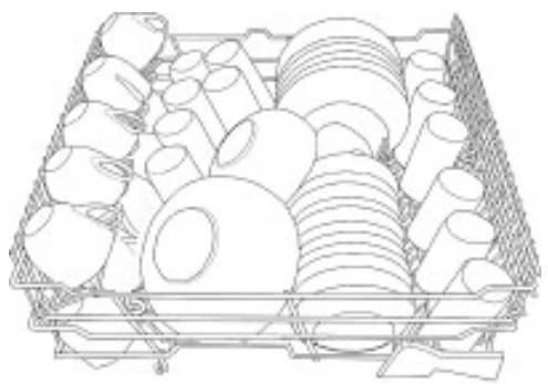 ASKO D3350 - Chargement du panier supérieur - 1