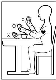 IBP BP 131 - measuring blood pressure while sitting - 1