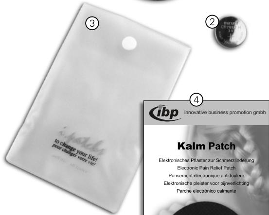 IBP KALM PATCH - Déballage et contrôle du kalm patch - 2