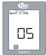 IBP TD 3213 - Zo roept u de opgeslagen meetwaarden op - 1