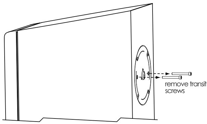NAIM OVATOR S-600 - Transit Screw Removal - 1