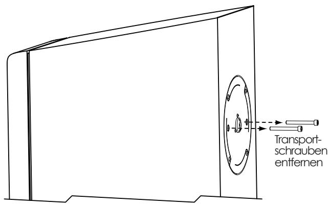 NAIM OVATOR S-600 - Transportschrauben entfernen - 1