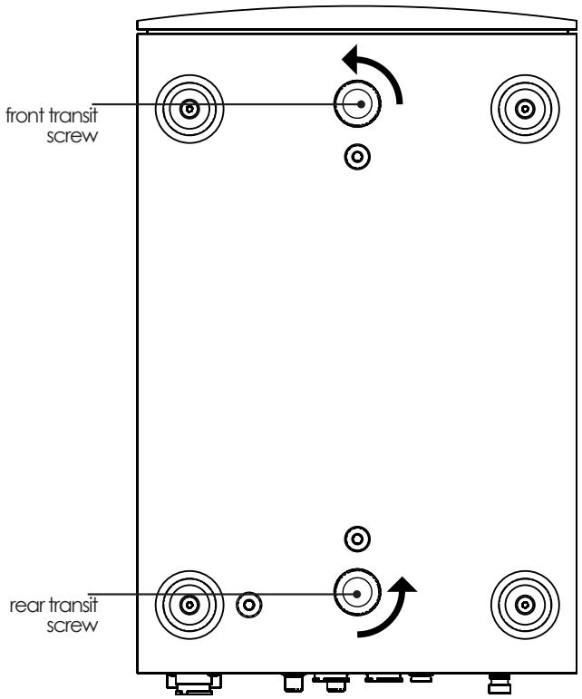 NAIM SUPERLINE - Transit Screw Removal - 1