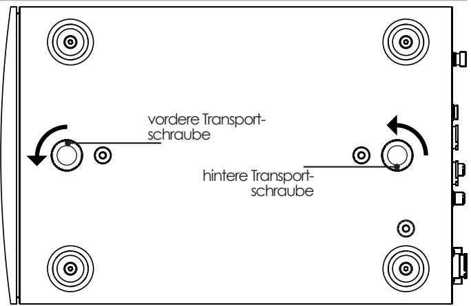 NAIM SUPERLINE - Transportschrauben entfernen - 1
