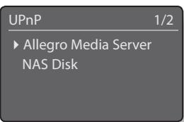 NAIM UNITI - Scanner les serveurs et dire des fichiers - 1