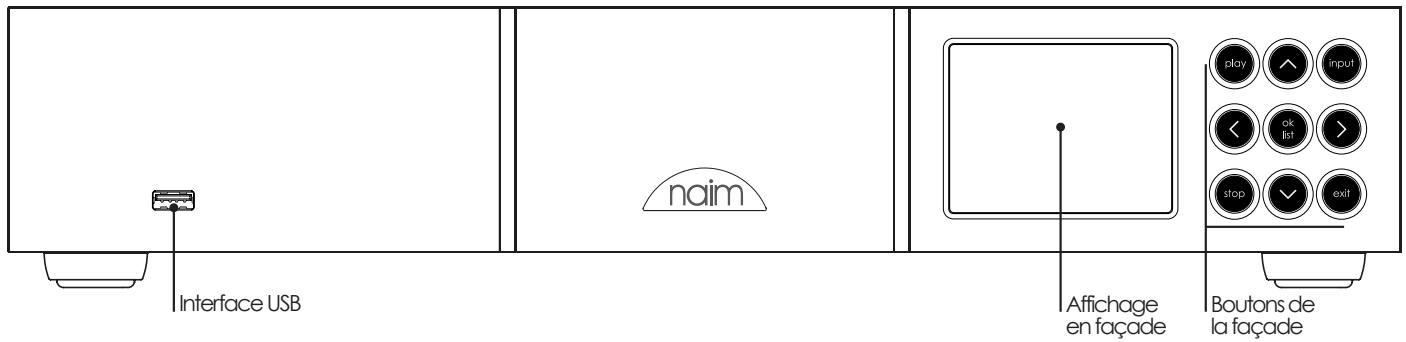 NAIM ND5 XS - Caractéristiques de la façade du NDX/5XS - 1