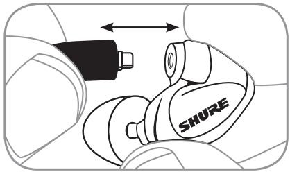 SHURE SOUND ISOLATING EARPHONES - Detachable Cable - 1