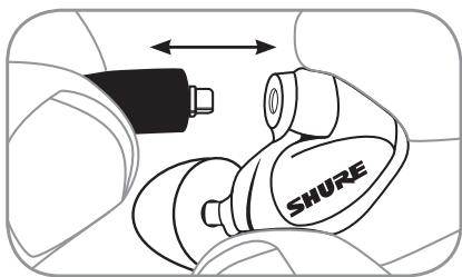 SHURE SOUND ISOLATING EARPHONES - Cable desconectable - 1