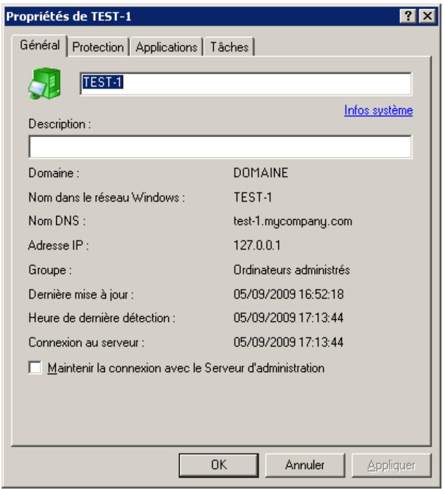 KASPERSKY ADMINISTRATION KIT 8.0 - Creation d'une TACHE pour la selection d'ordinateurs - 1