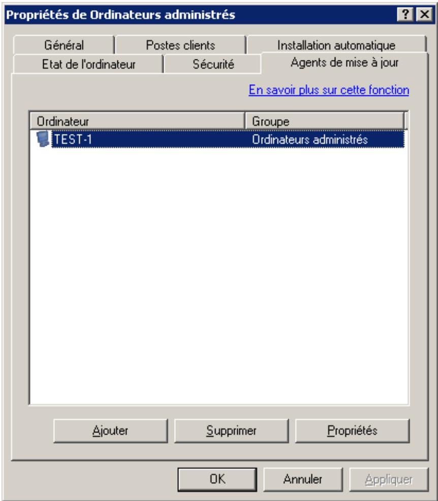KASPERSKY ADMINISTRATION KIT 8.0 - Creation de la LISTE des AGENTS de mise a jour - 1