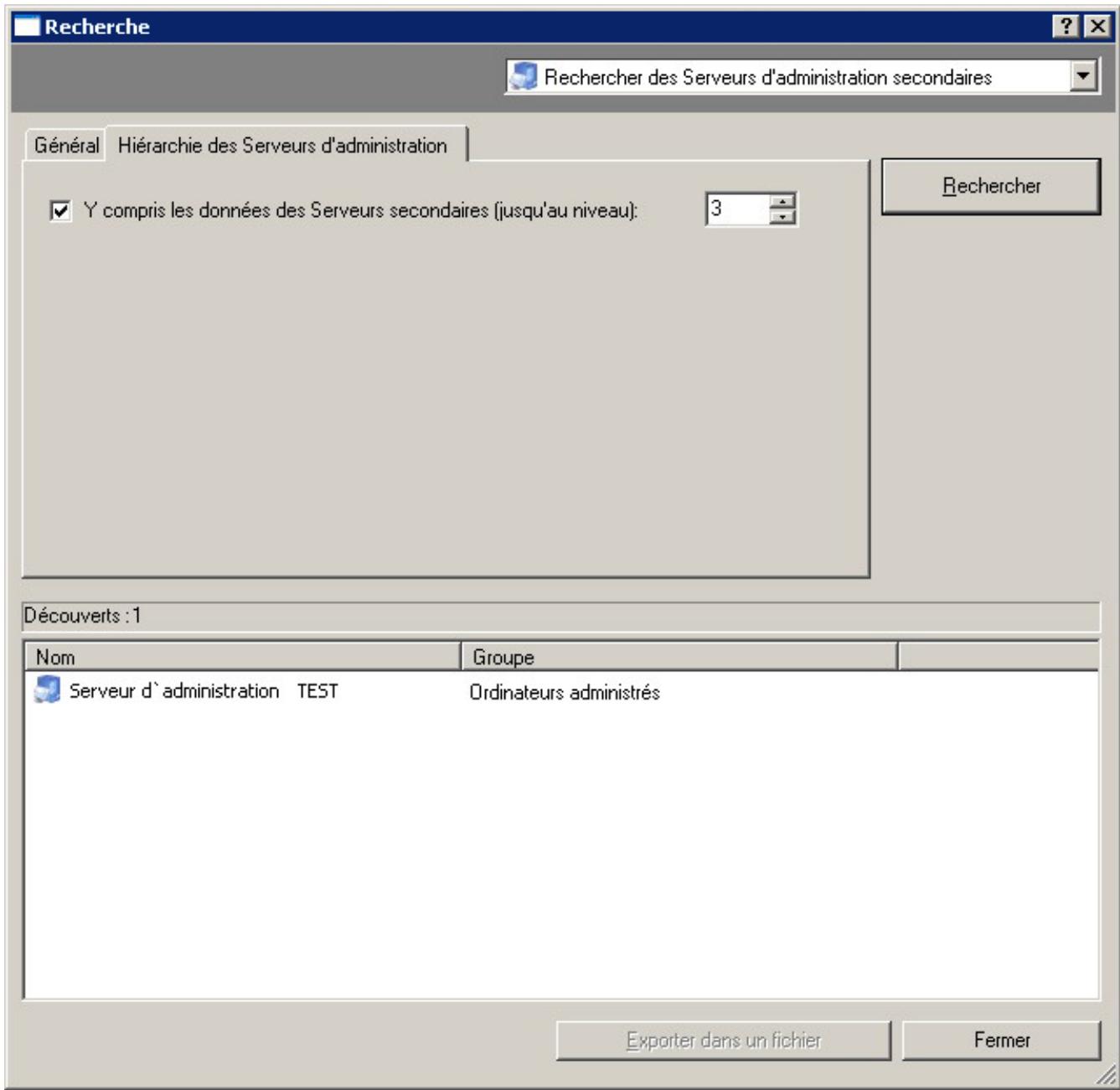 KASPERSKY ADMINISTRATION KIT 8.0 - Recherche de serveurs d'administration secondaires - 2