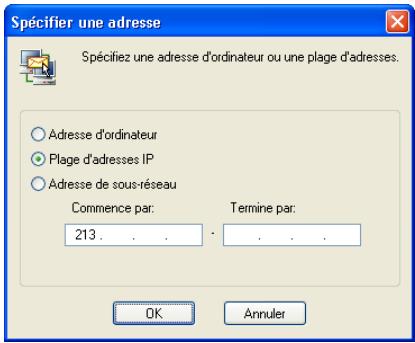 KASPERSKY ANTI-HACKER 1.8 - Définition de l'adresse ou de la plage d'adresses - 3